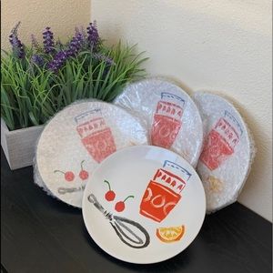4 pcs NWT Kate Spade 9.7" plate pretty and stylish